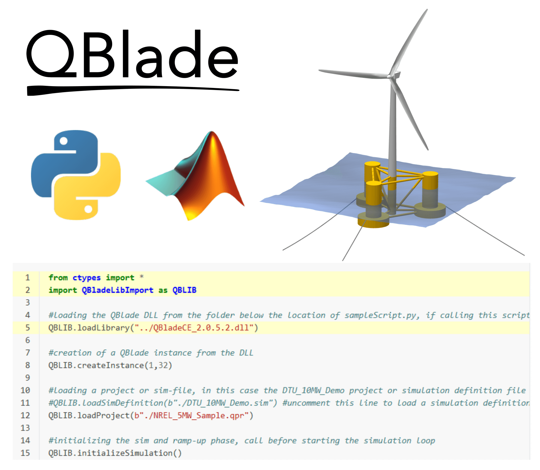 Public release of qblade sil interface qblade