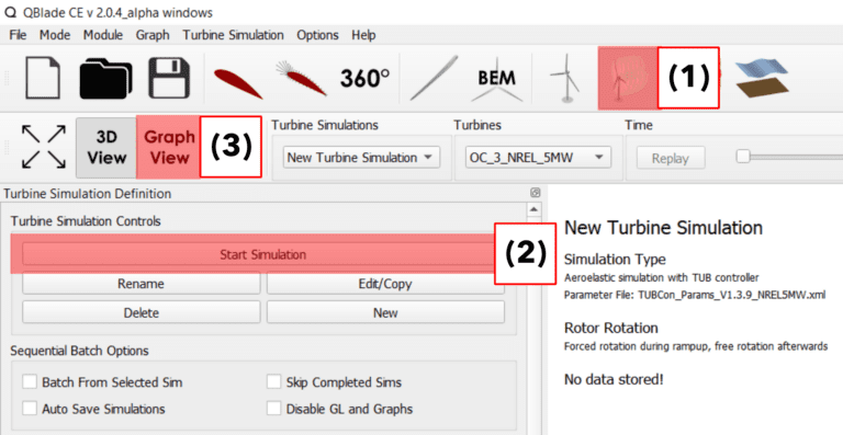 QBlade Quick Start Guide - Run a Simulation in 5 Minutes